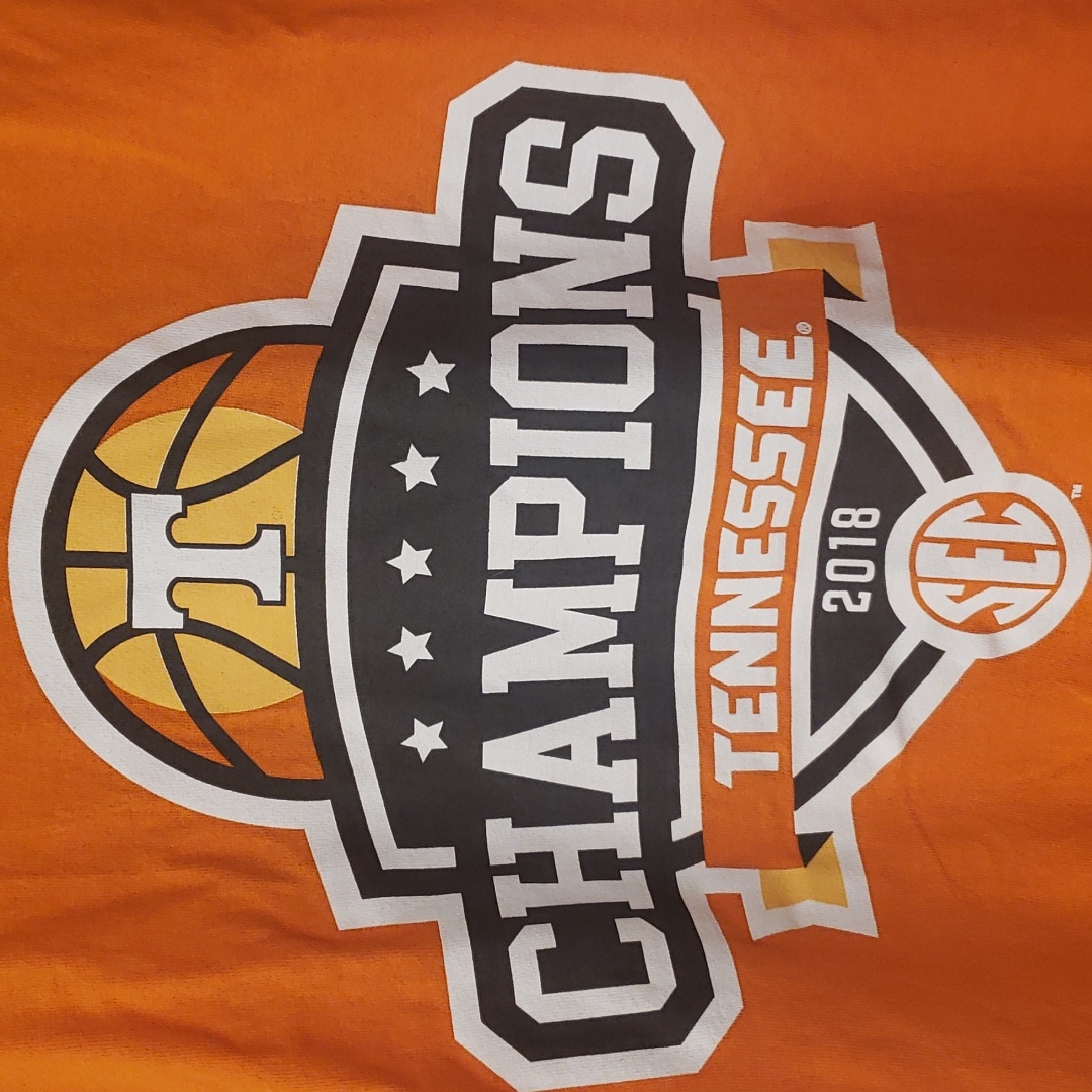Nwt 2018 Tennessee Sec Champions Basketball Shirt